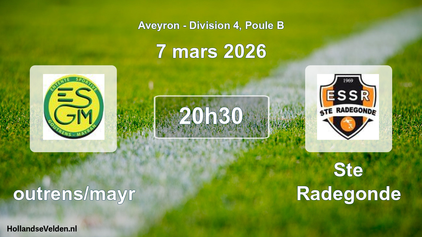 Scheduled Match: Goutrens/mayr - Ste Radegonde (7 March 2026)