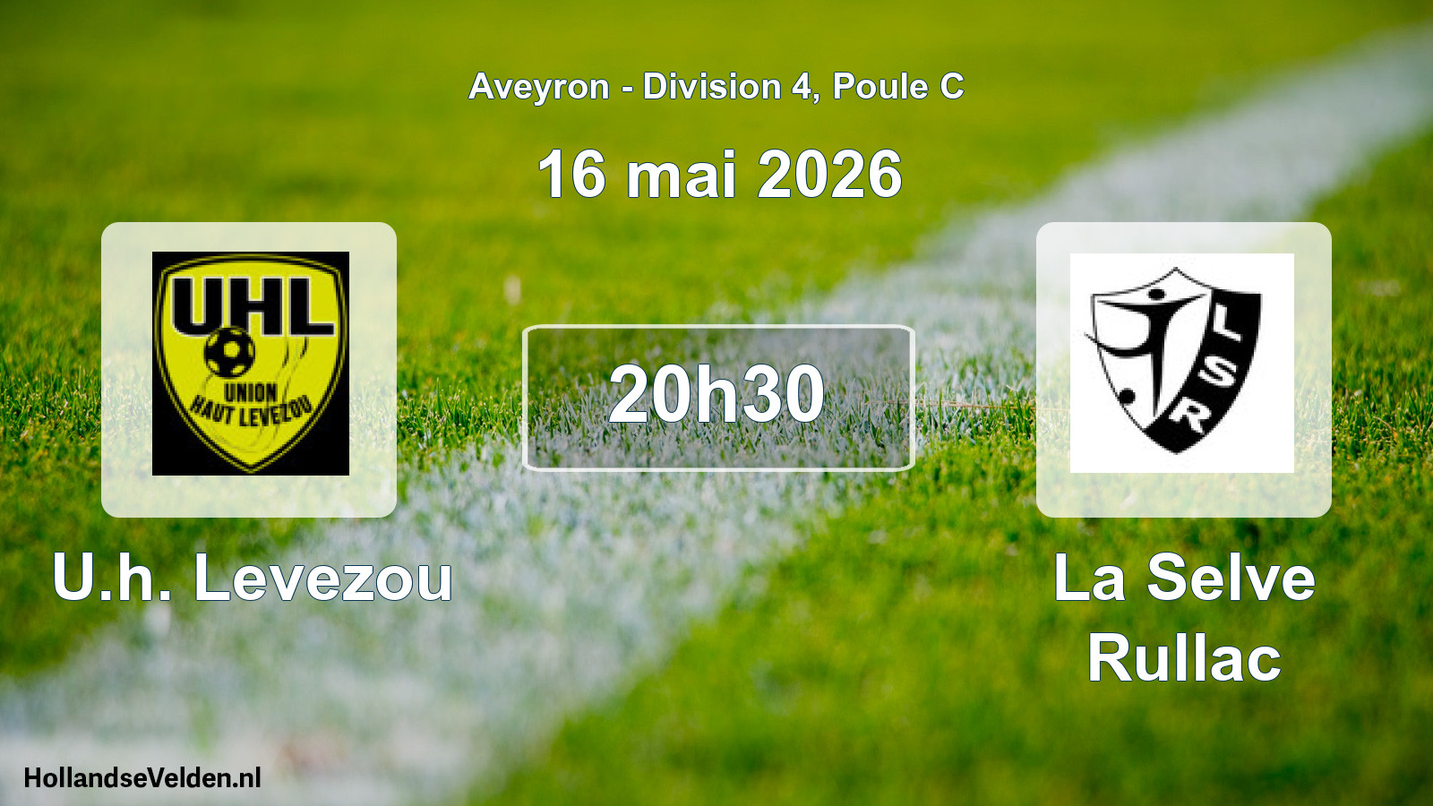 Match programmé: U.h. Levezou - La Selve Rullac (16 mai 2026)