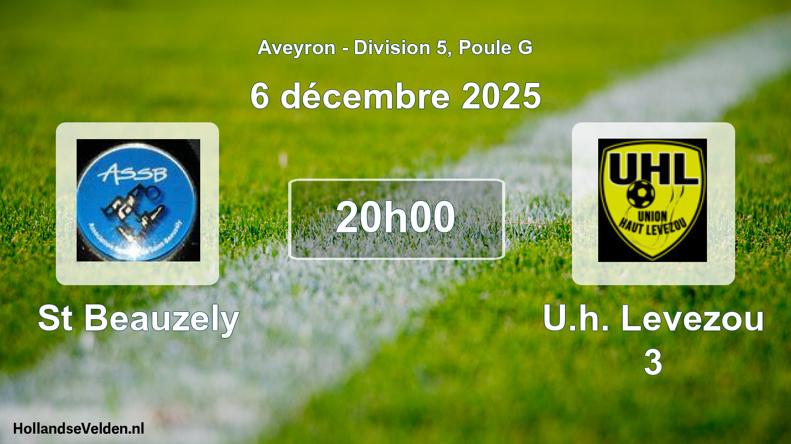 Scheduled Match: St Beauzely - U.h. Levezou 3 (6 December 2025)