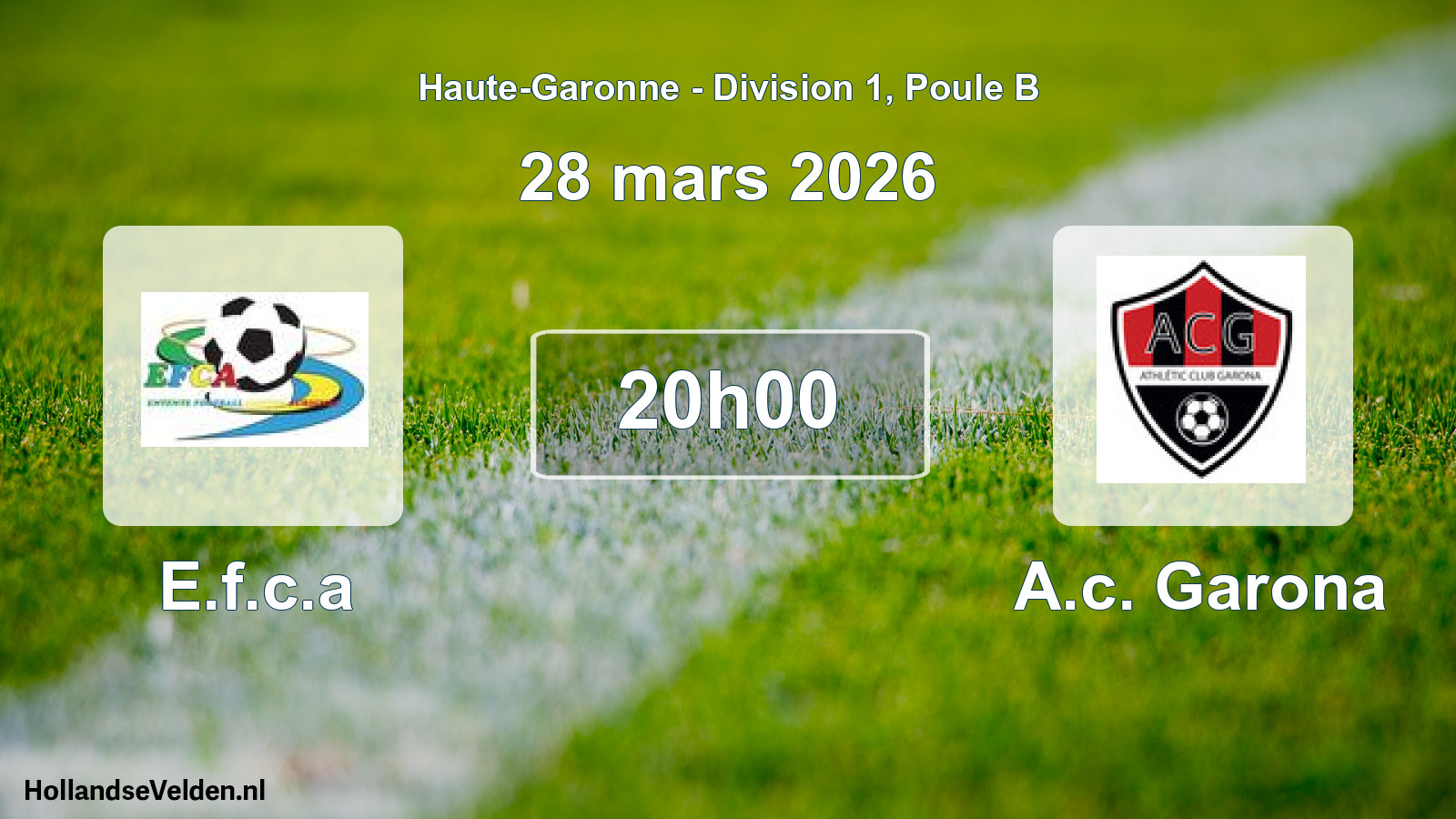 Scheduled Match: E.f.c.a - A.c. Garona (28 March 2026)