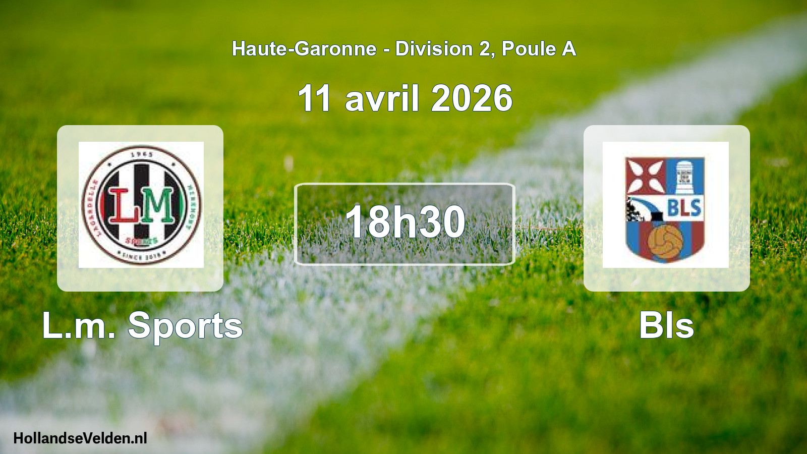Geplande wedstrijd: L.m. Sports - Bls (11 april 2026)
