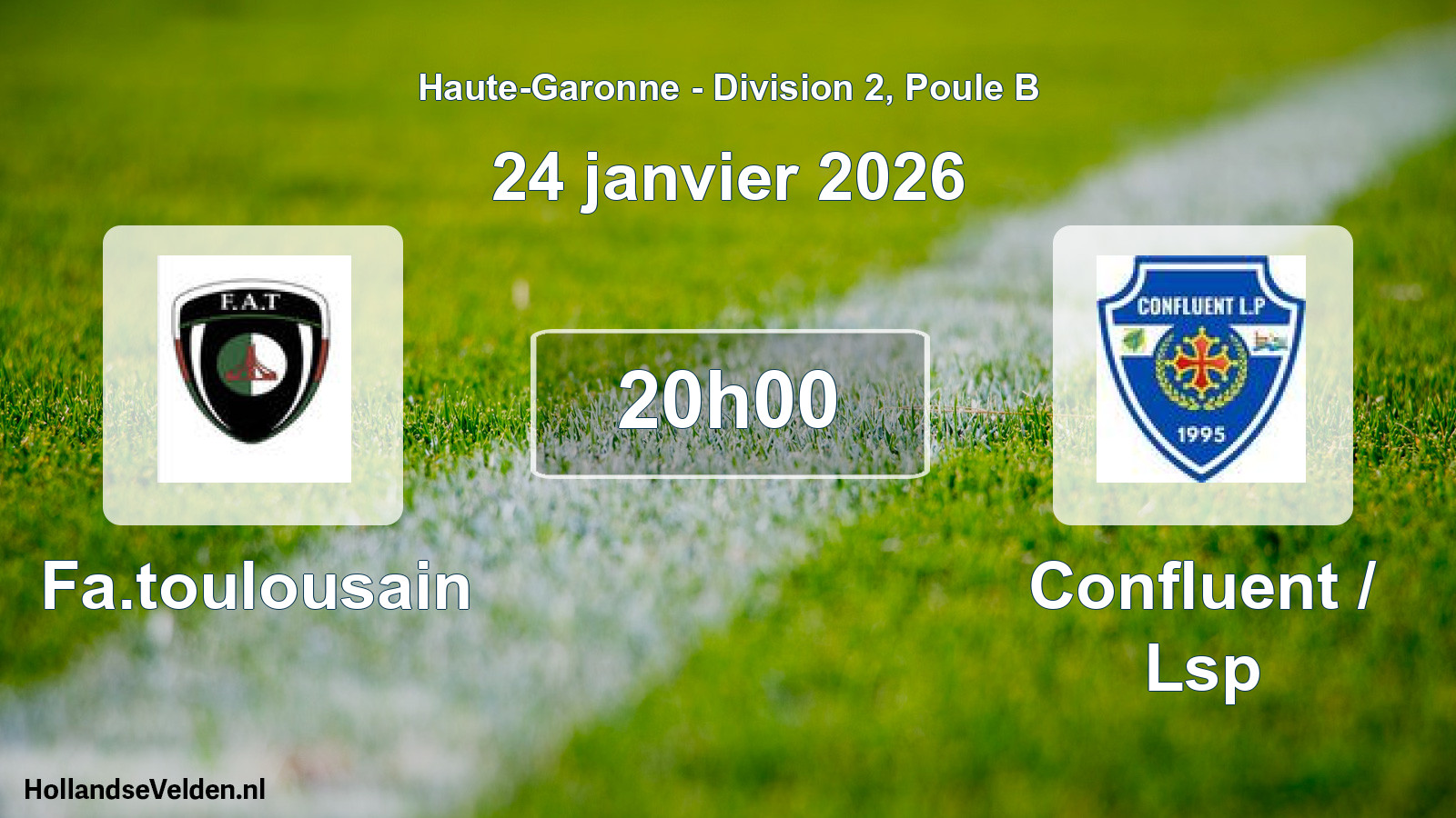 Scheduled Match: Fa.toulousain - Confluent / Lsp (24 January 2026)