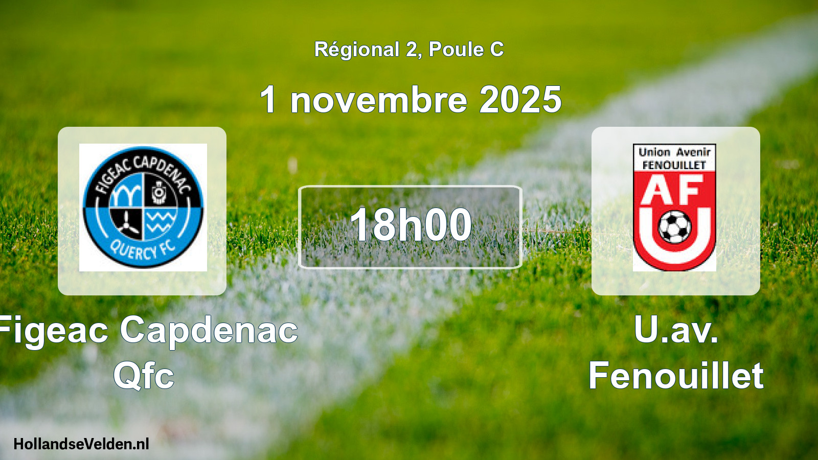 Geplande wedstrijd: Figeac Capdenac Qfc - U.av. Fenouillet (1 november 2025)