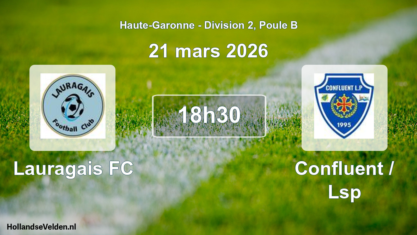 Geplande wedstrijd: Lauragais FC - Confluent / Lsp (21 maart 2026)