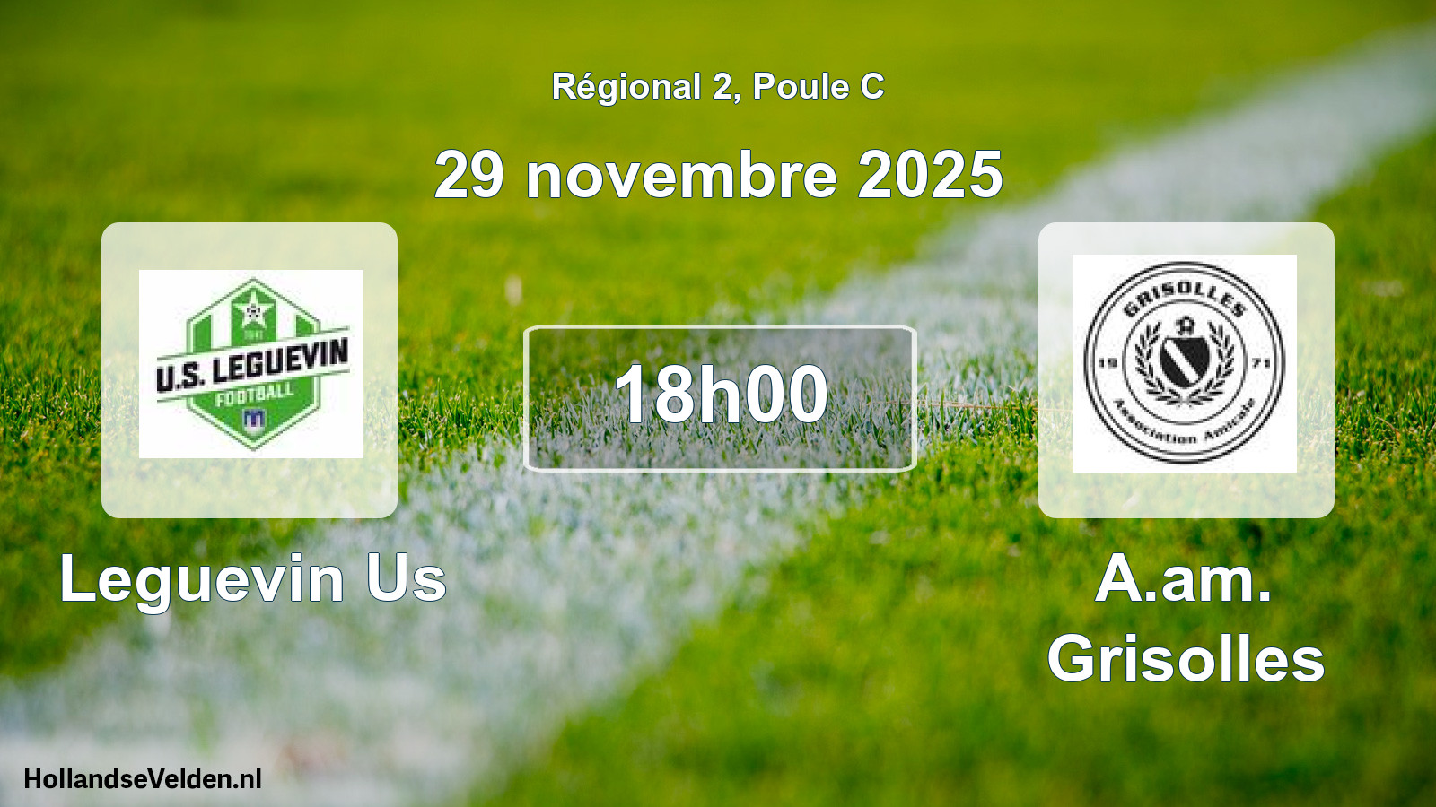 Scheduled Match: Leguevin Us - A.am. Grisolles (29 November 2025)