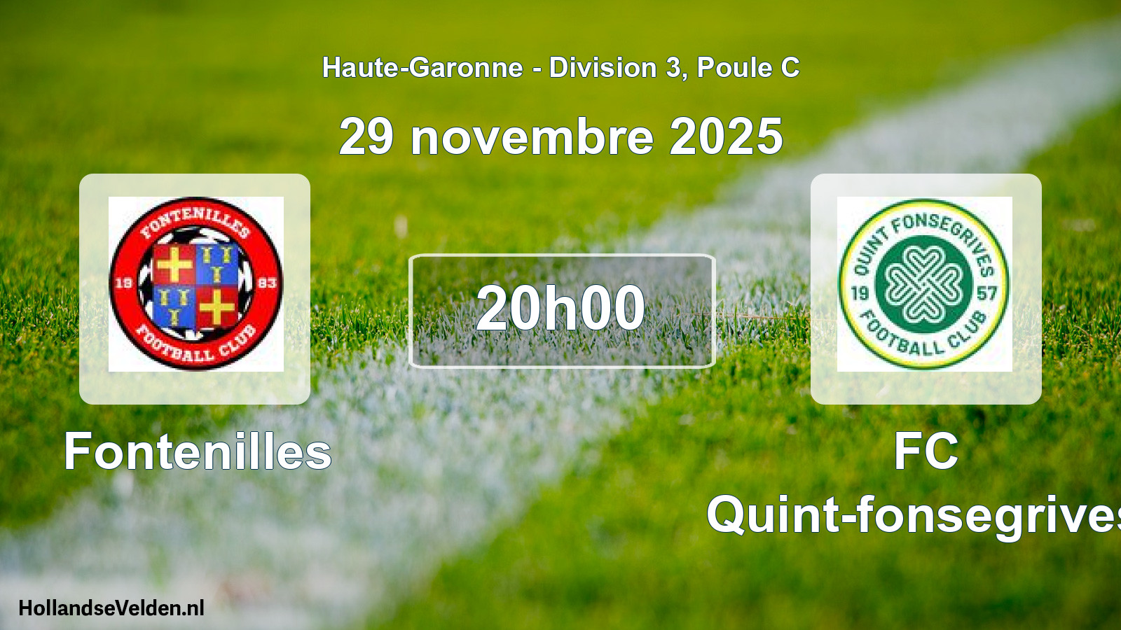 Scheduled Match: Fontenilles - FC Quint-fonsegrives (29 November 2025)