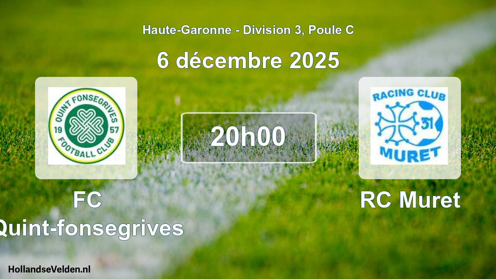 Scheduled Match: FC Quint-fonsegrives - RC Muret (6 December 2025)