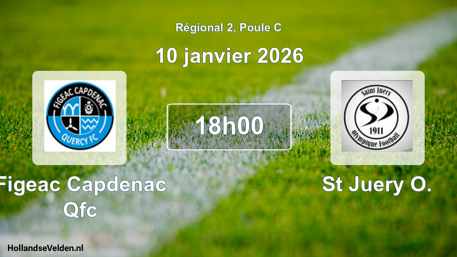 Scheduled Match: Figeac Capdenac Qfc - St Juery O. (10 January 2026)