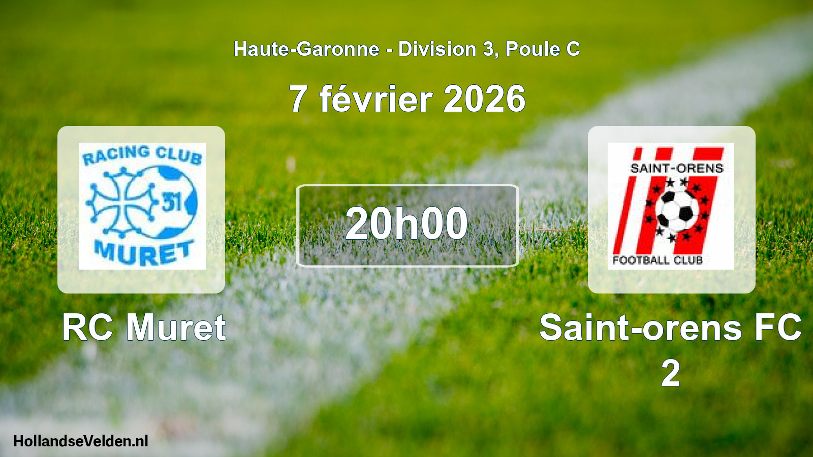Scheduled Match: RC Muret - Saint-orens FC 2 (7 February 2026)