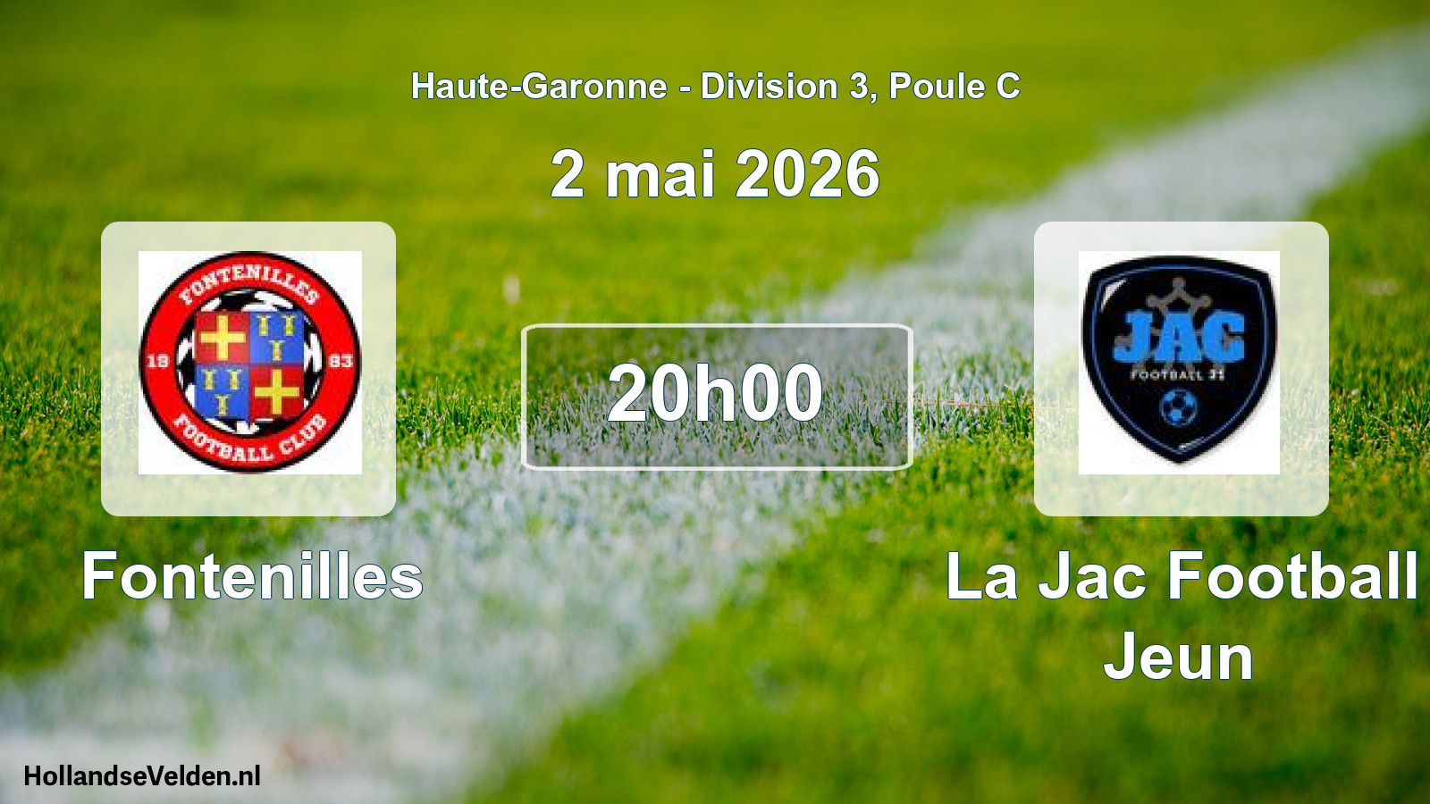 Scheduled Match: Fontenilles - La Jac Football Jeun (2 May 2026)