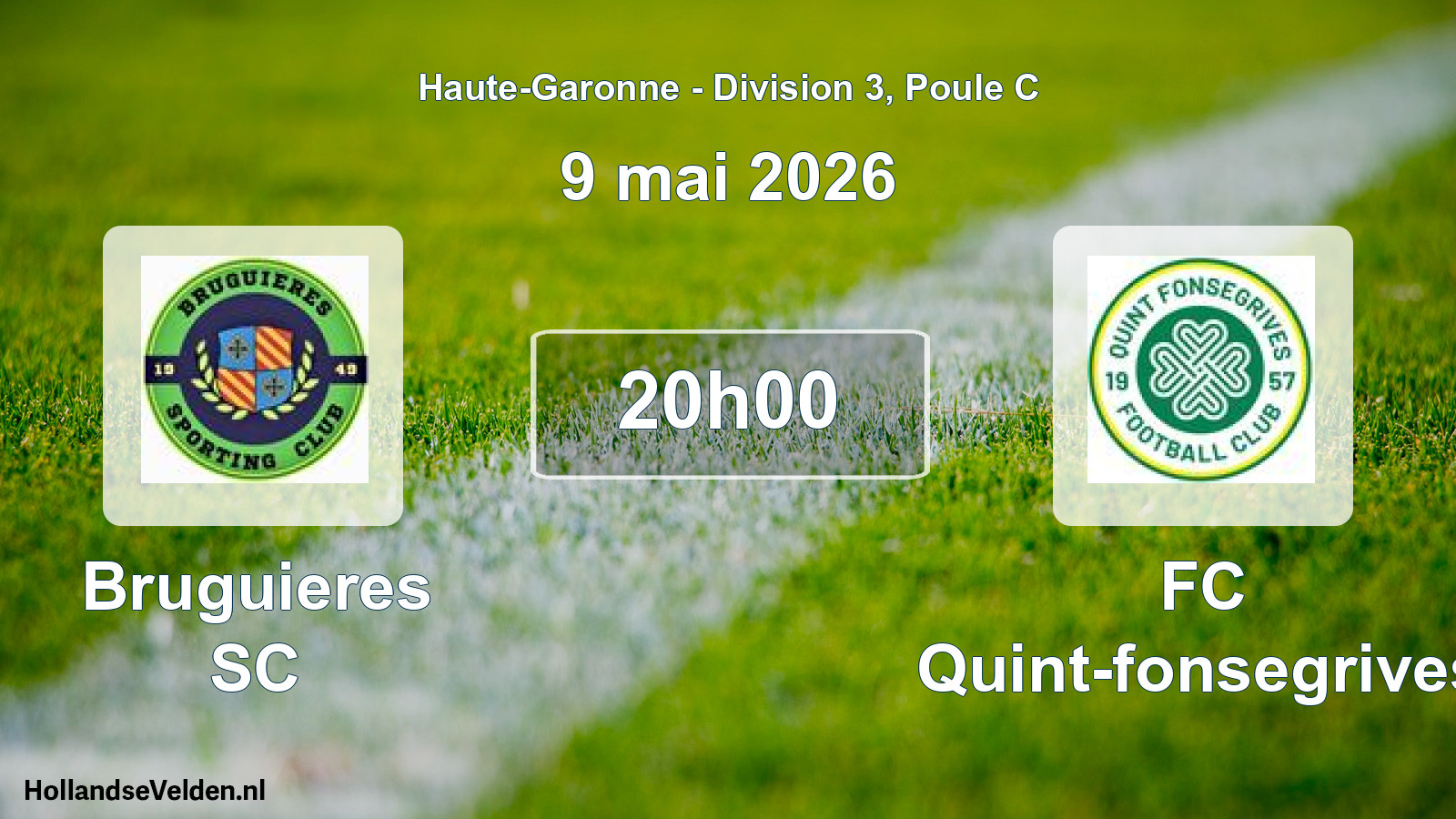 Scheduled Match: Bruguieres SC - FC Quint-fonsegrives (9 May 2026)