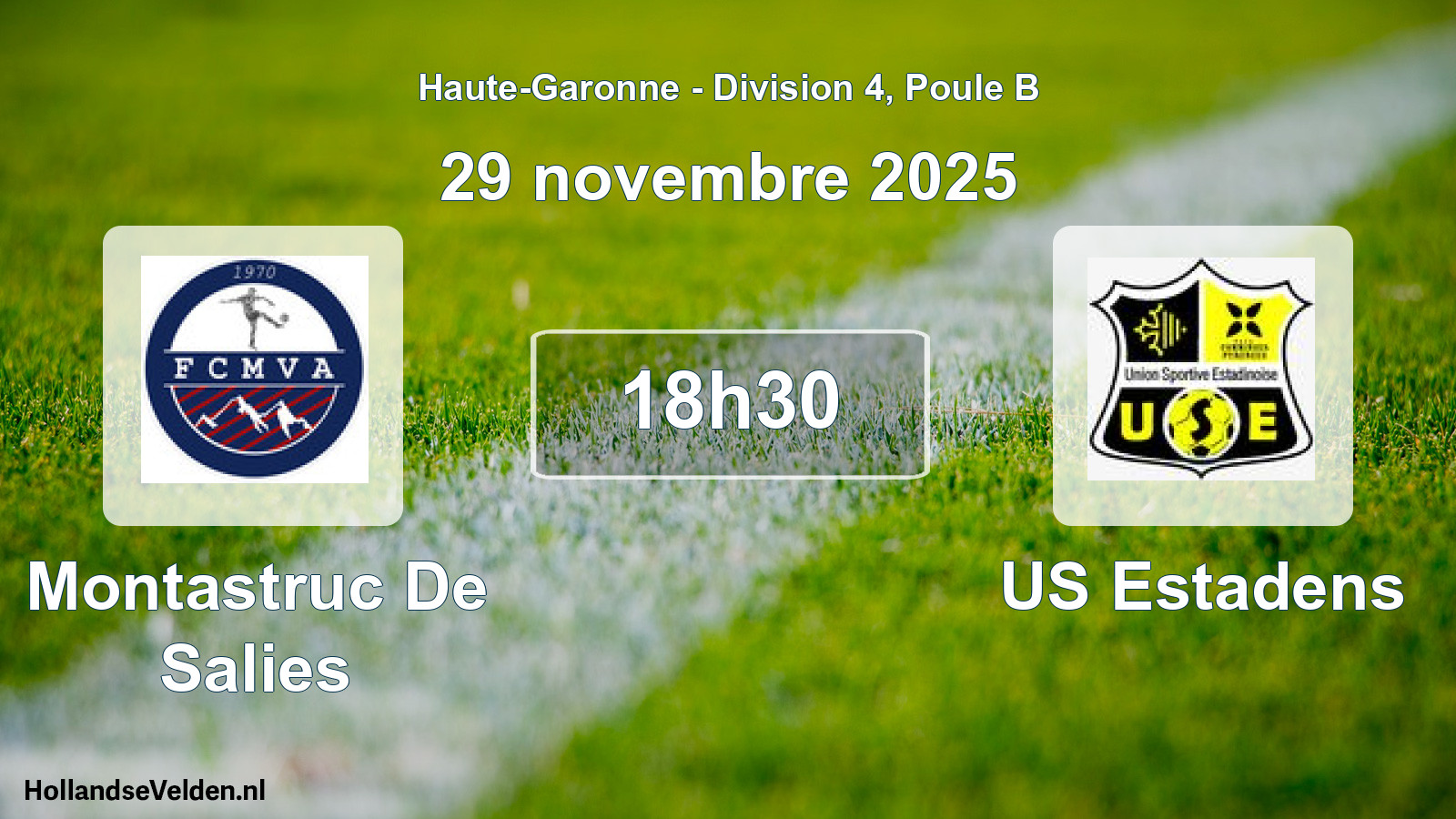 Scheduled Match: Montastruc De Salies - US Estadens (29 November 2025)