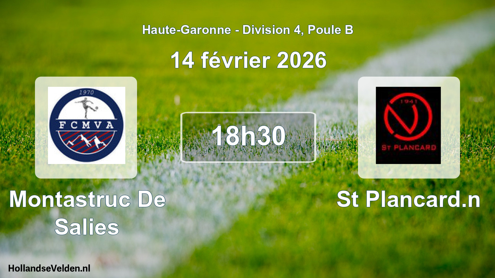 Scheduled Match: Montastruc De Salies - St Plancard.n (14 February 2026)