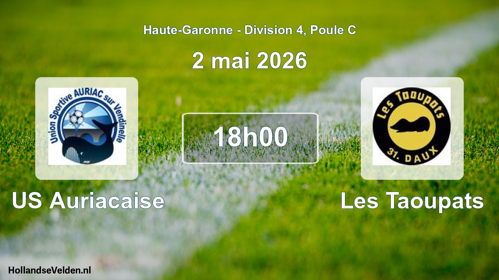 Scheduled Match: US Auriacaise - Les Taoupats (2 May 2026)