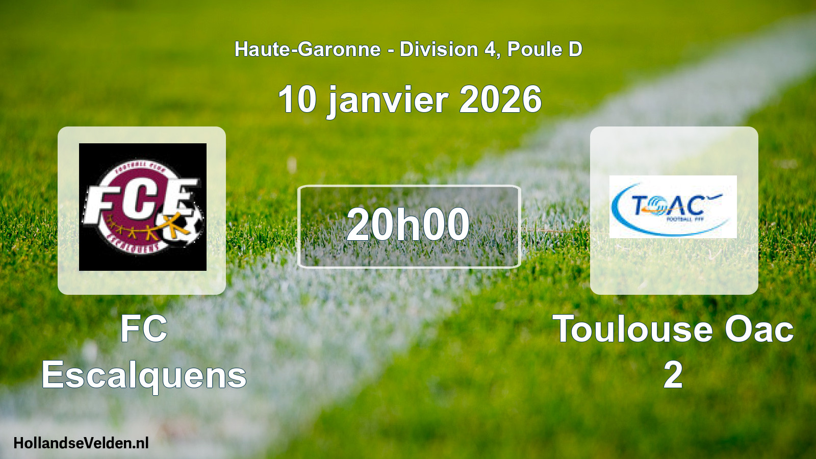 Scheduled Match: FC Escalquens - Toulouse Oac 2 (8 November 2025)