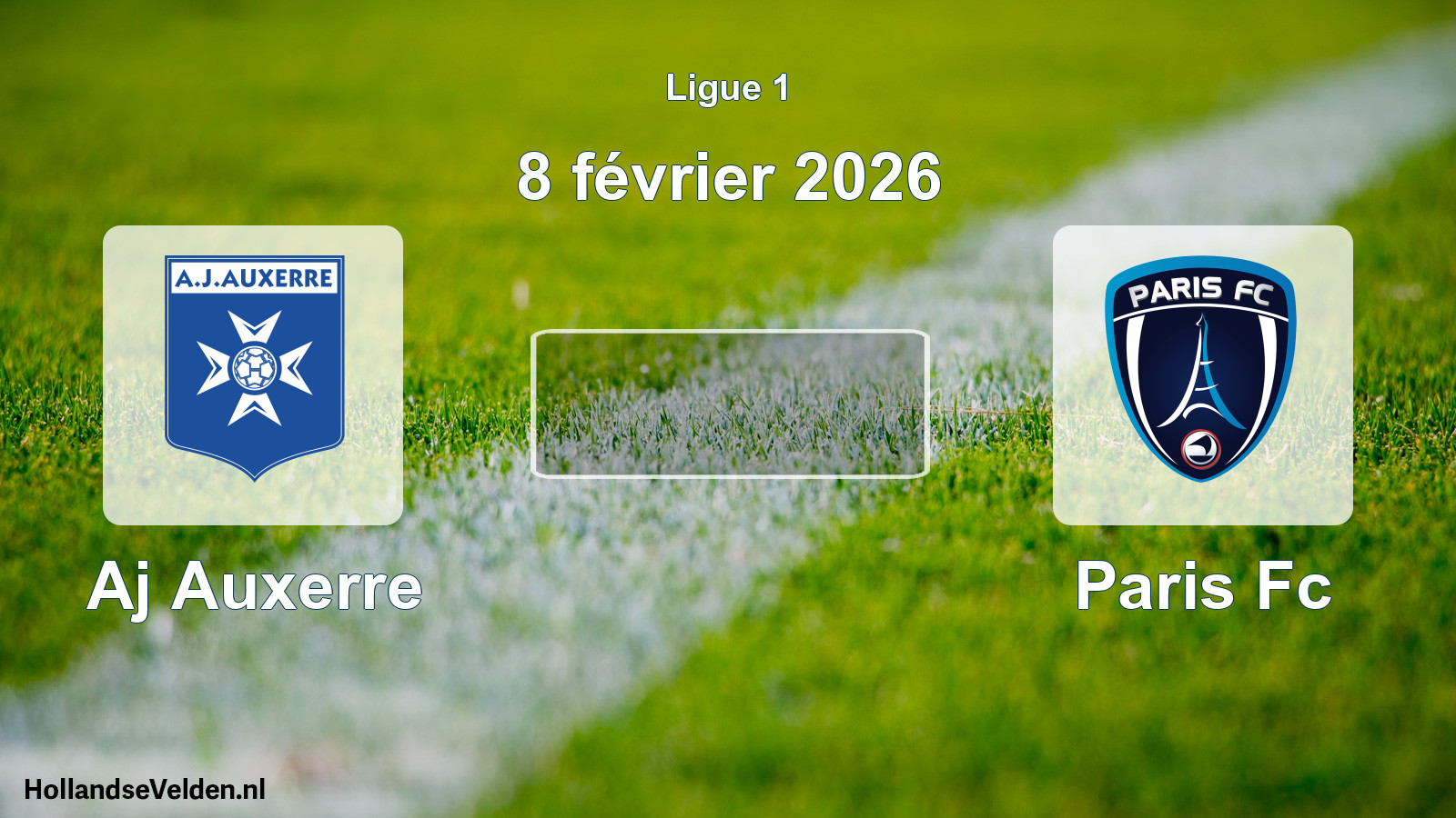 Geplande wedstrijd: Aj Auxerre - Paris Fc (8 februari 2026)