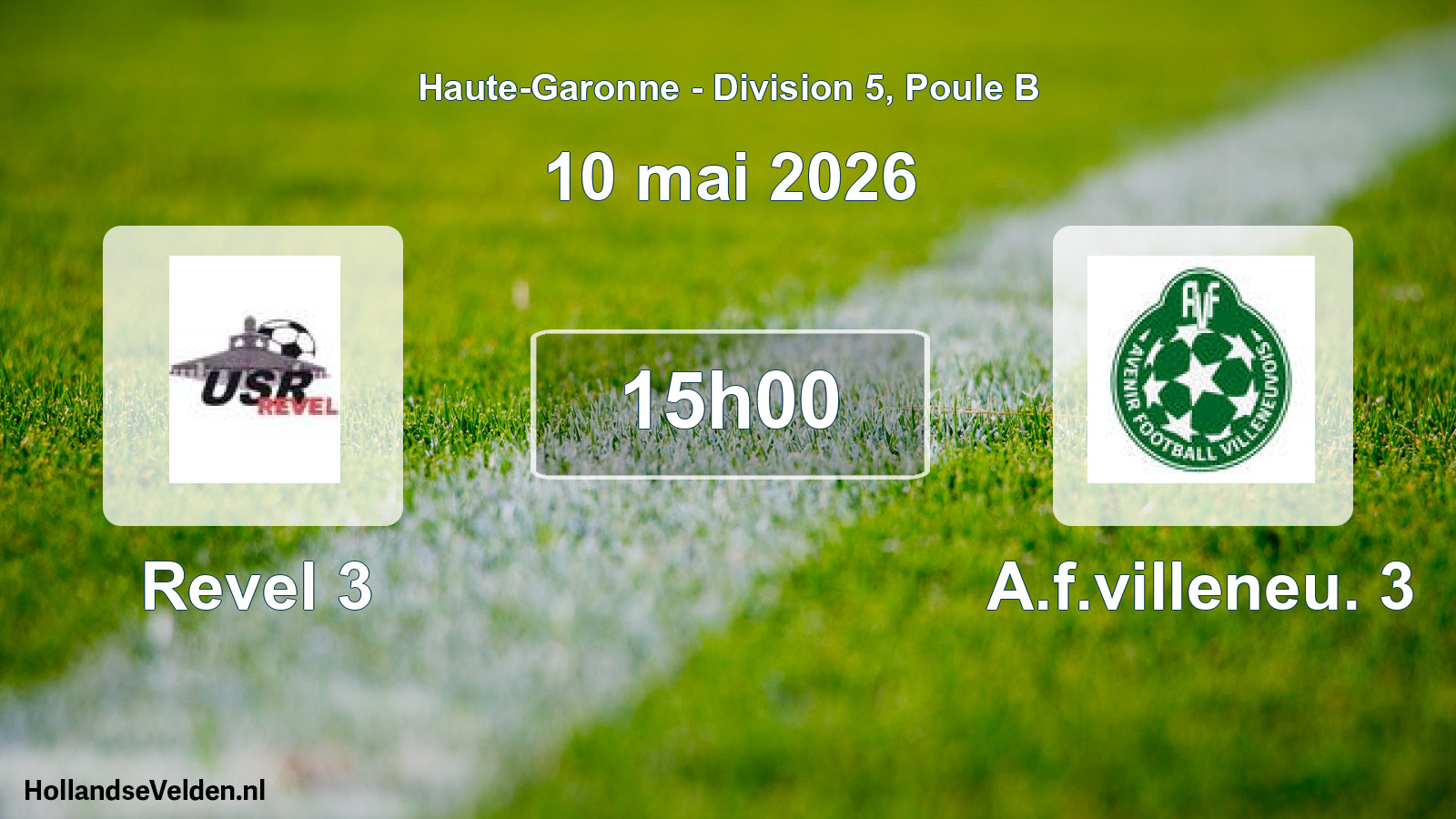 Scheduled Match: Revel 3 - A.f.villeneu. 3 (10 May 2026)