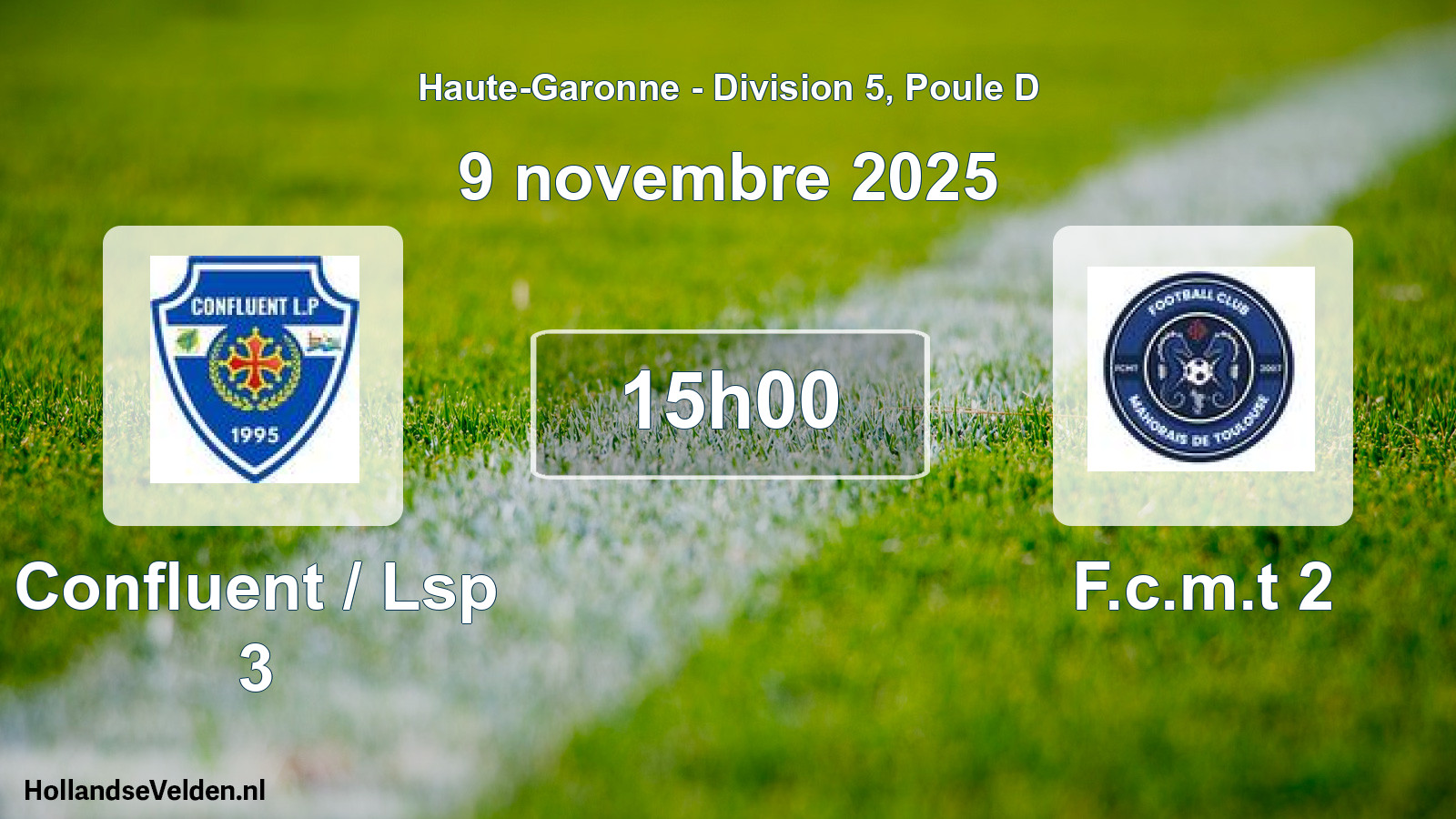 Scheduled Match: Confluent / Lsp 3 - F.c.m.t 2 (9 November 2025)