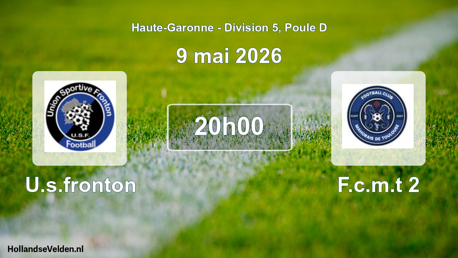 Scheduled Match: U.s.fronton - F.c.m.t 2 (9 May 2026)