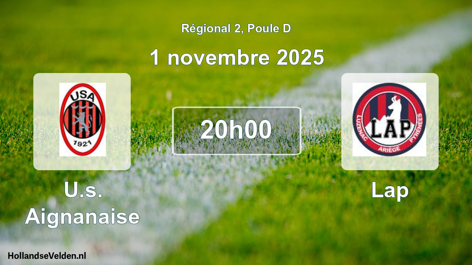 Scheduled Match: U.s. Aignanaise - Lap (1 November 2025)