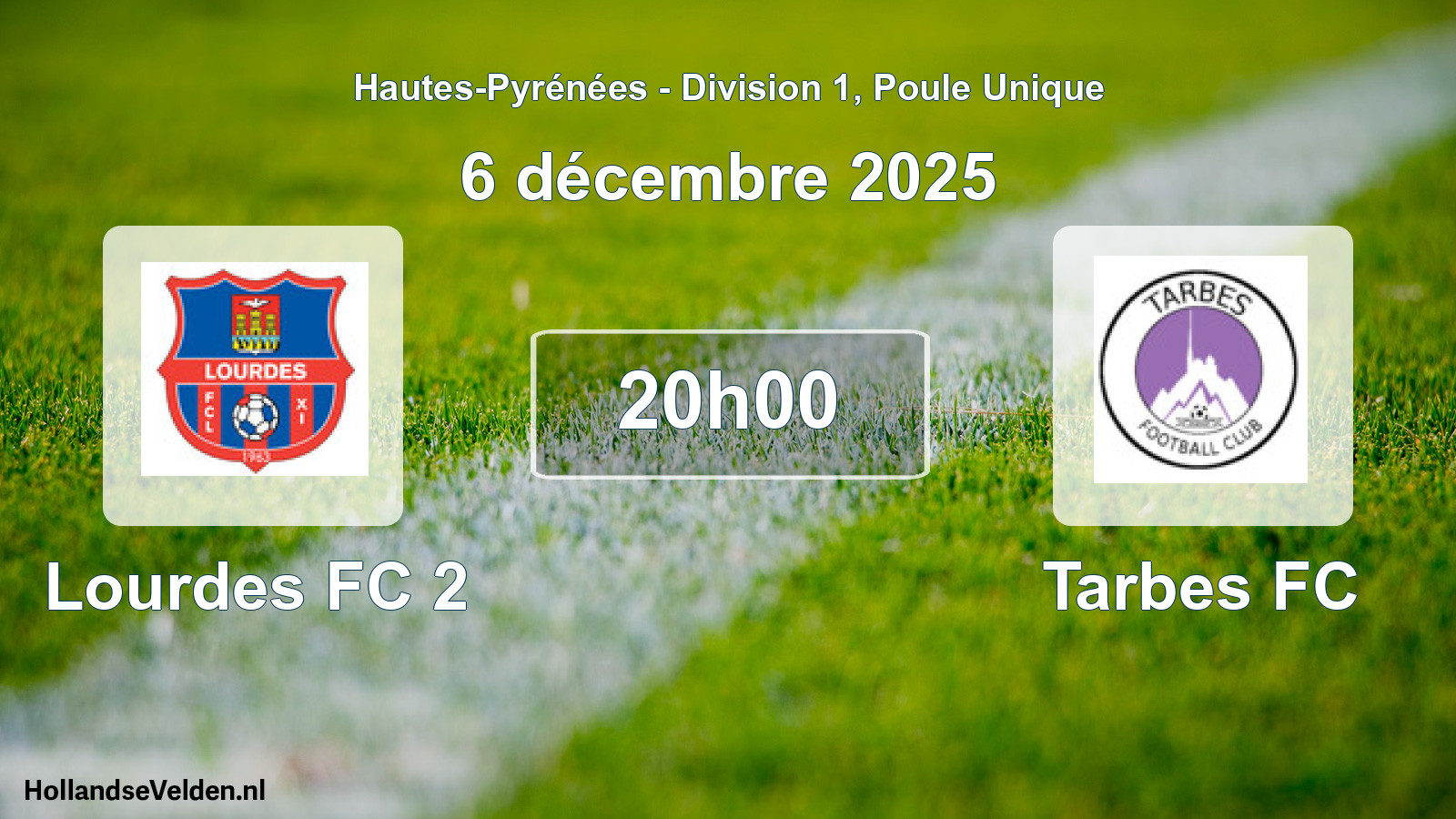 Scheduled Match: Lourdes FC 2 - Tarbes FC (6 December 2025)