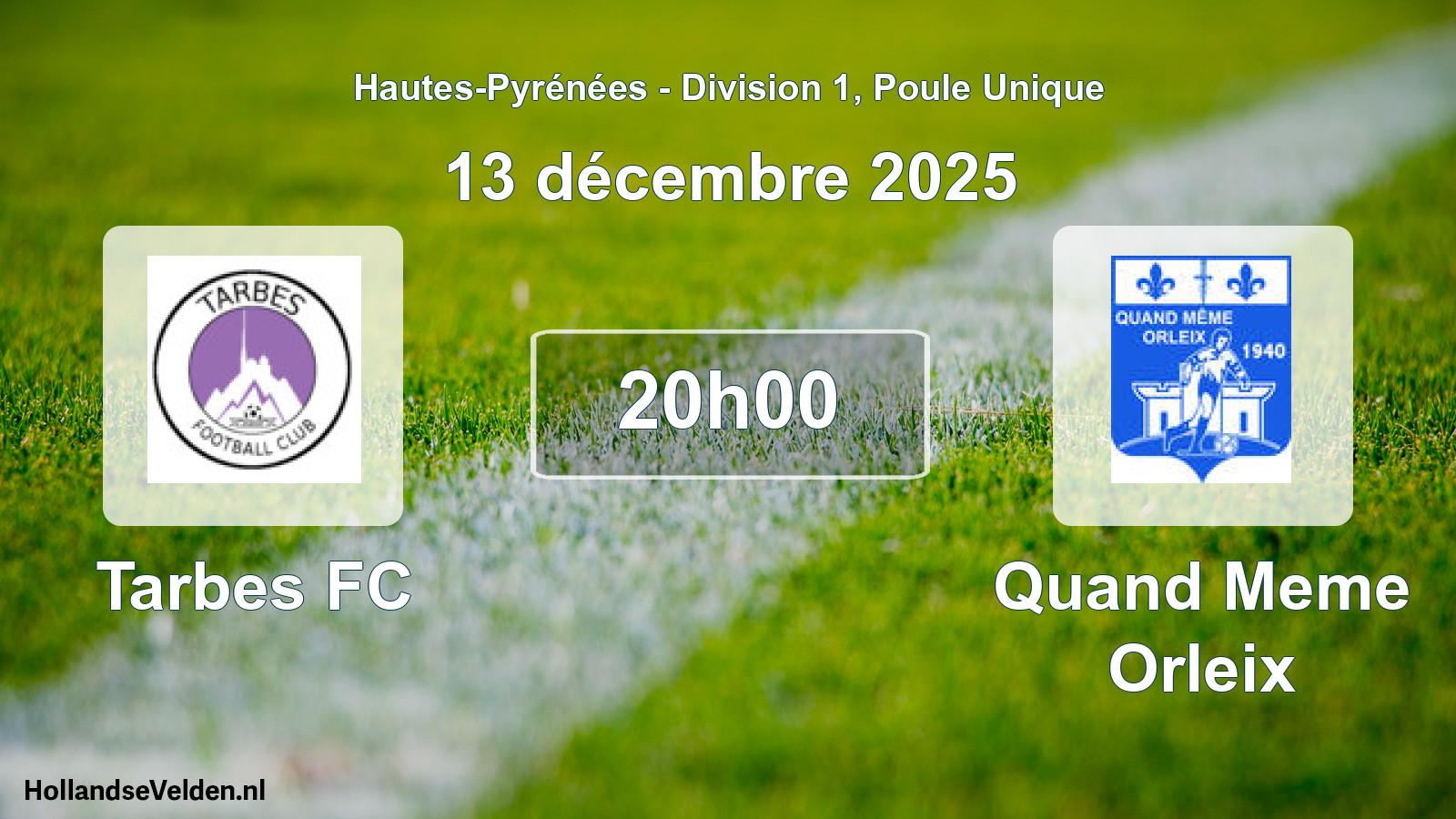 Scheduled Match: Tarbes FC - Quand Meme Orleix (13 December 2025)