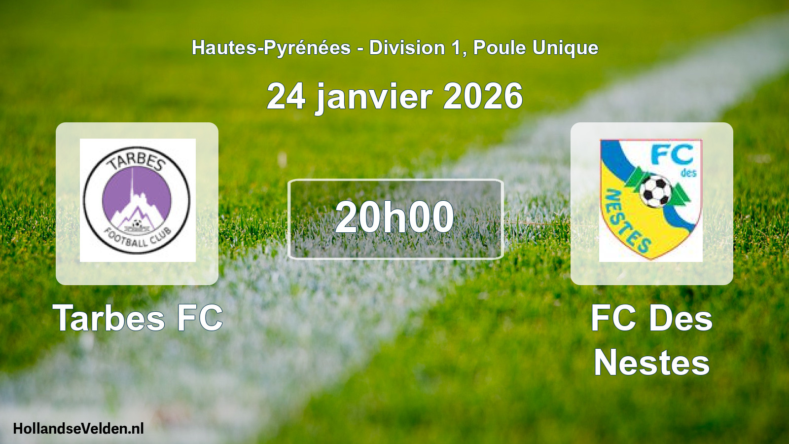 Geplande wedstrijd: Tarbes FC - FC Des Nestes (24 januari 2026)