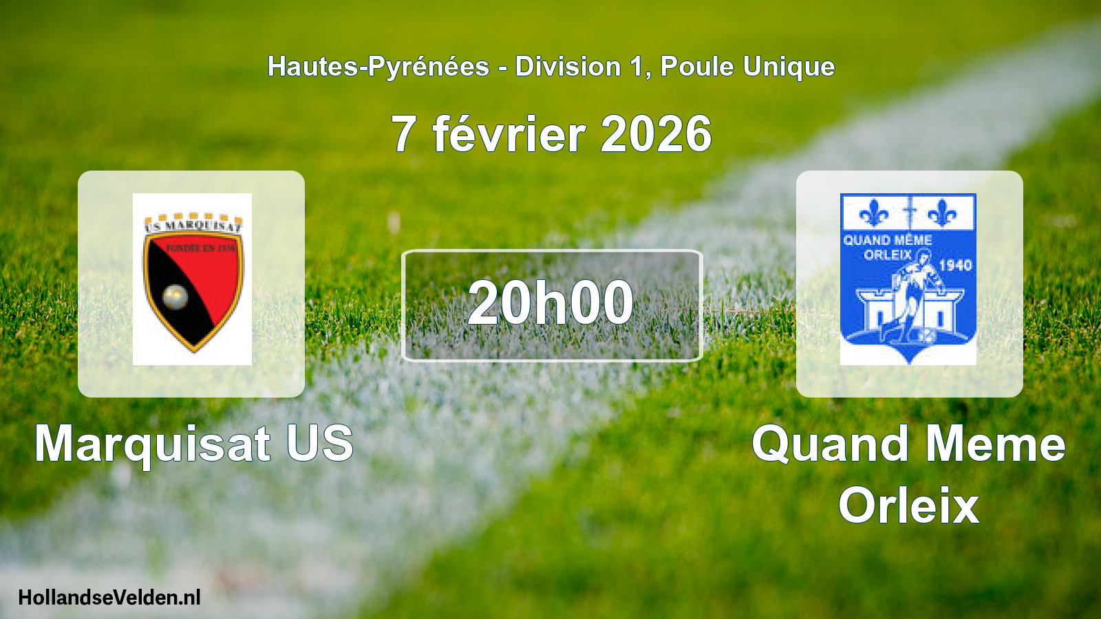 Scheduled Match: Marquisat US - Quand Meme Orleix (7 February 2026)