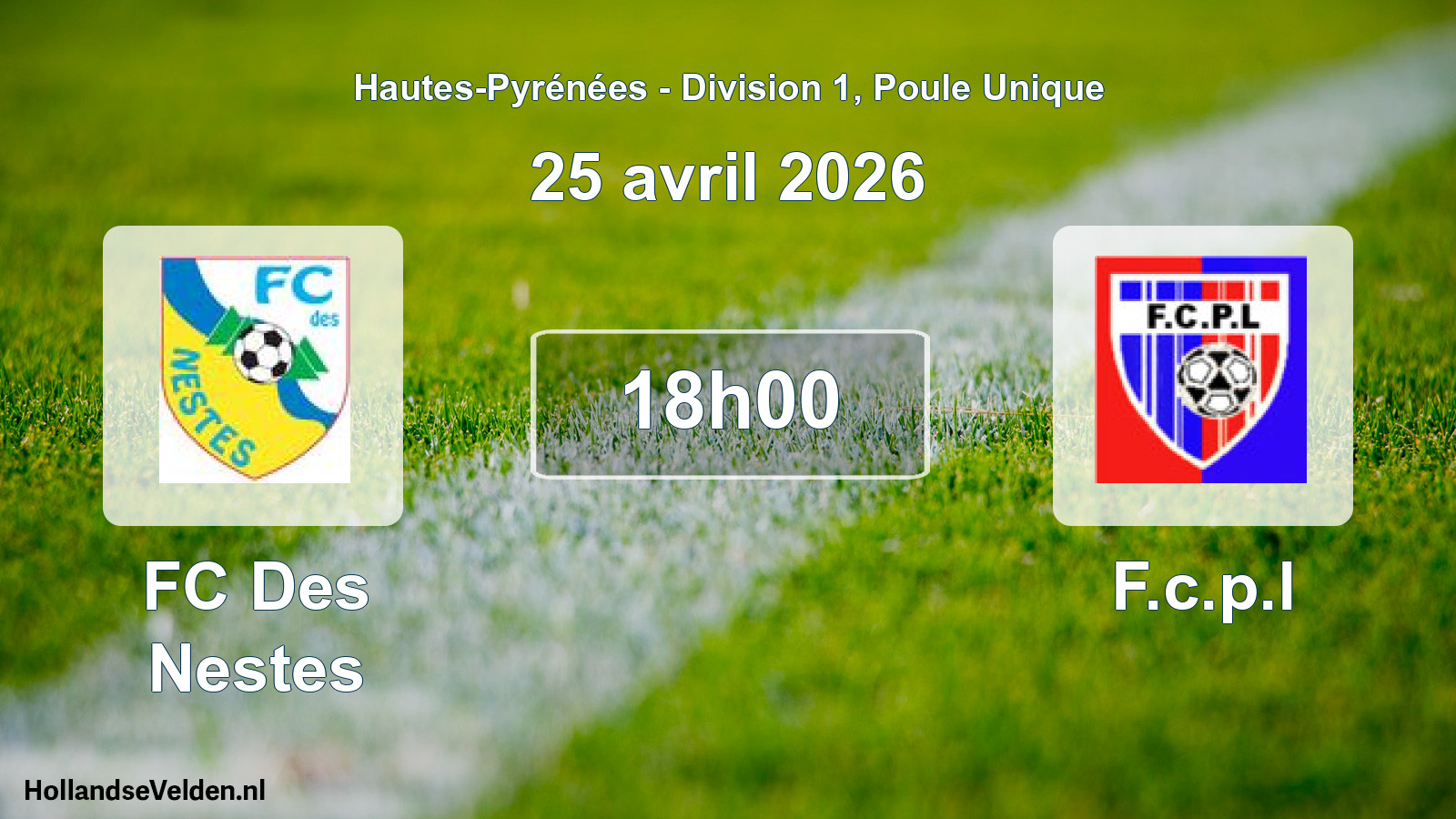 Scheduled Match: FC Des Nestes - F.c.p.l (25 April 2026)