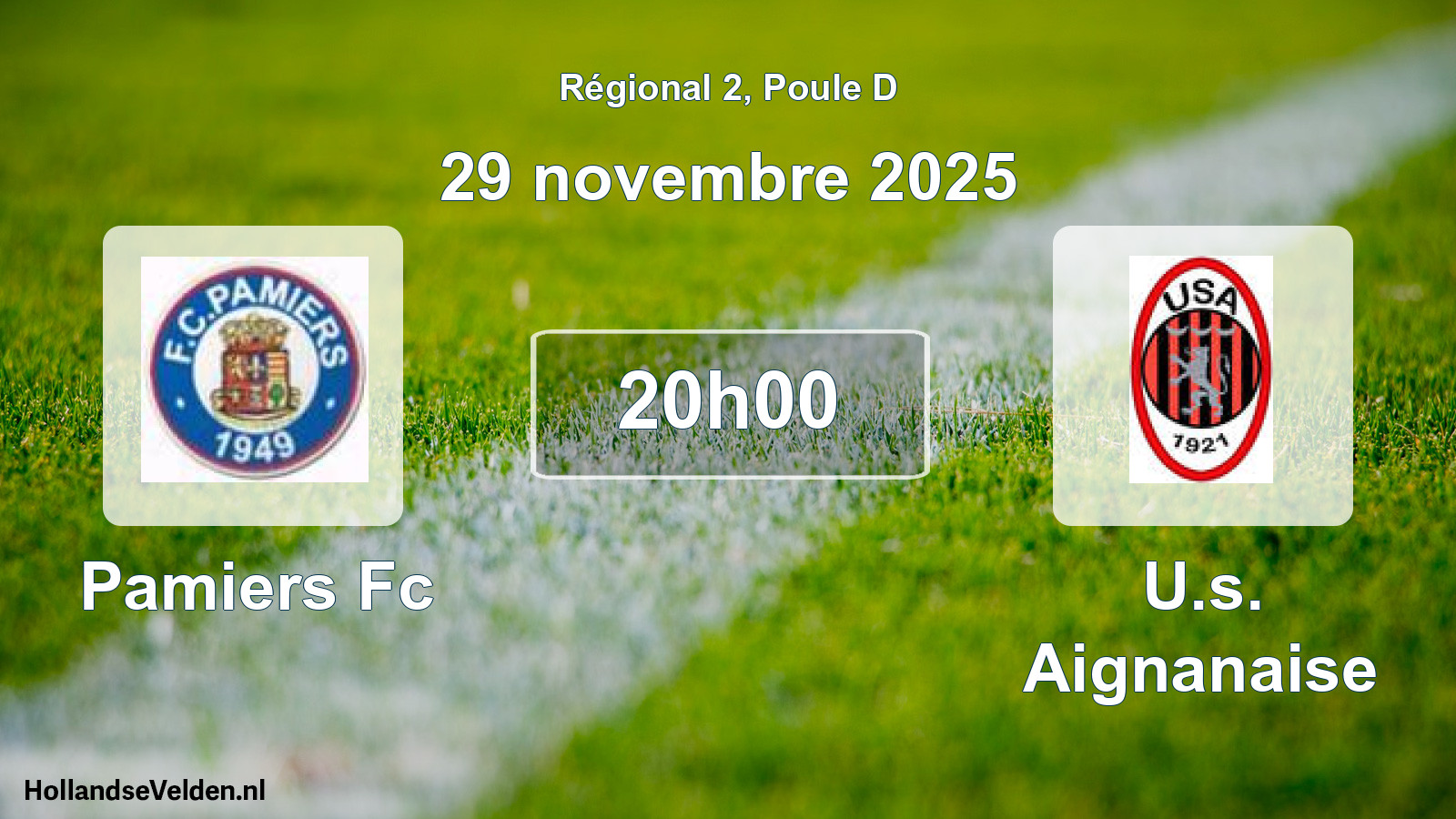 Geplande wedstrijd: Pamiers Fc - U.s. Aignanaise (29 november 2025)