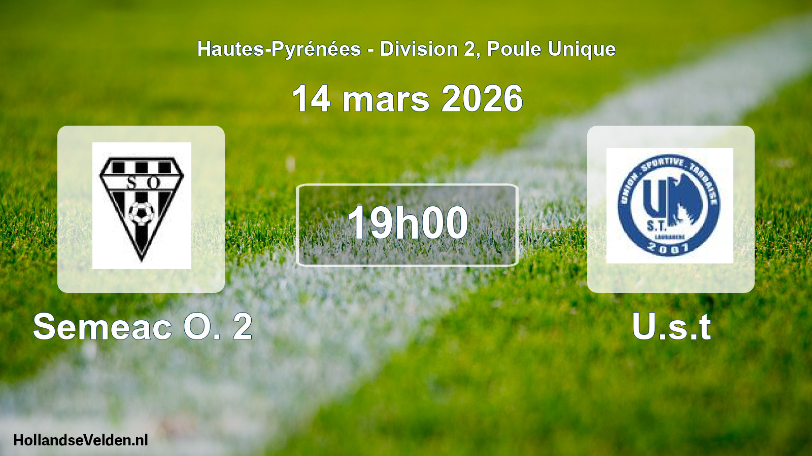 Scheduled Match: Semeac O. 2 - U.s.t (14 March 2026)