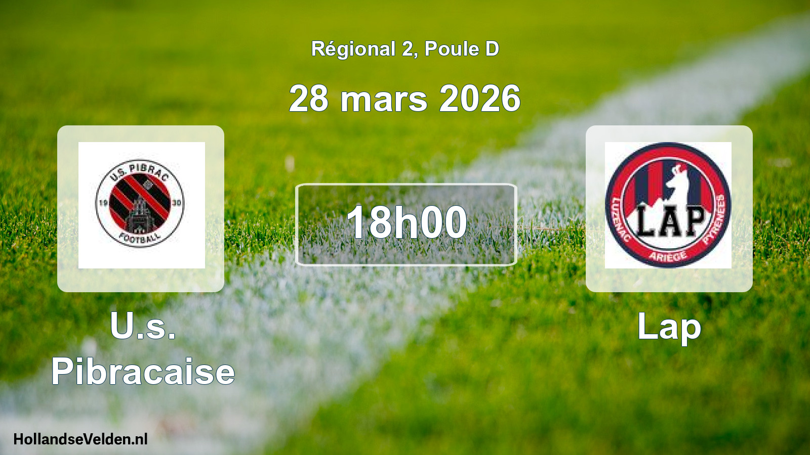 Geplande wedstrijd: U.s. Pibracaise - Lap (28 mars 2026)