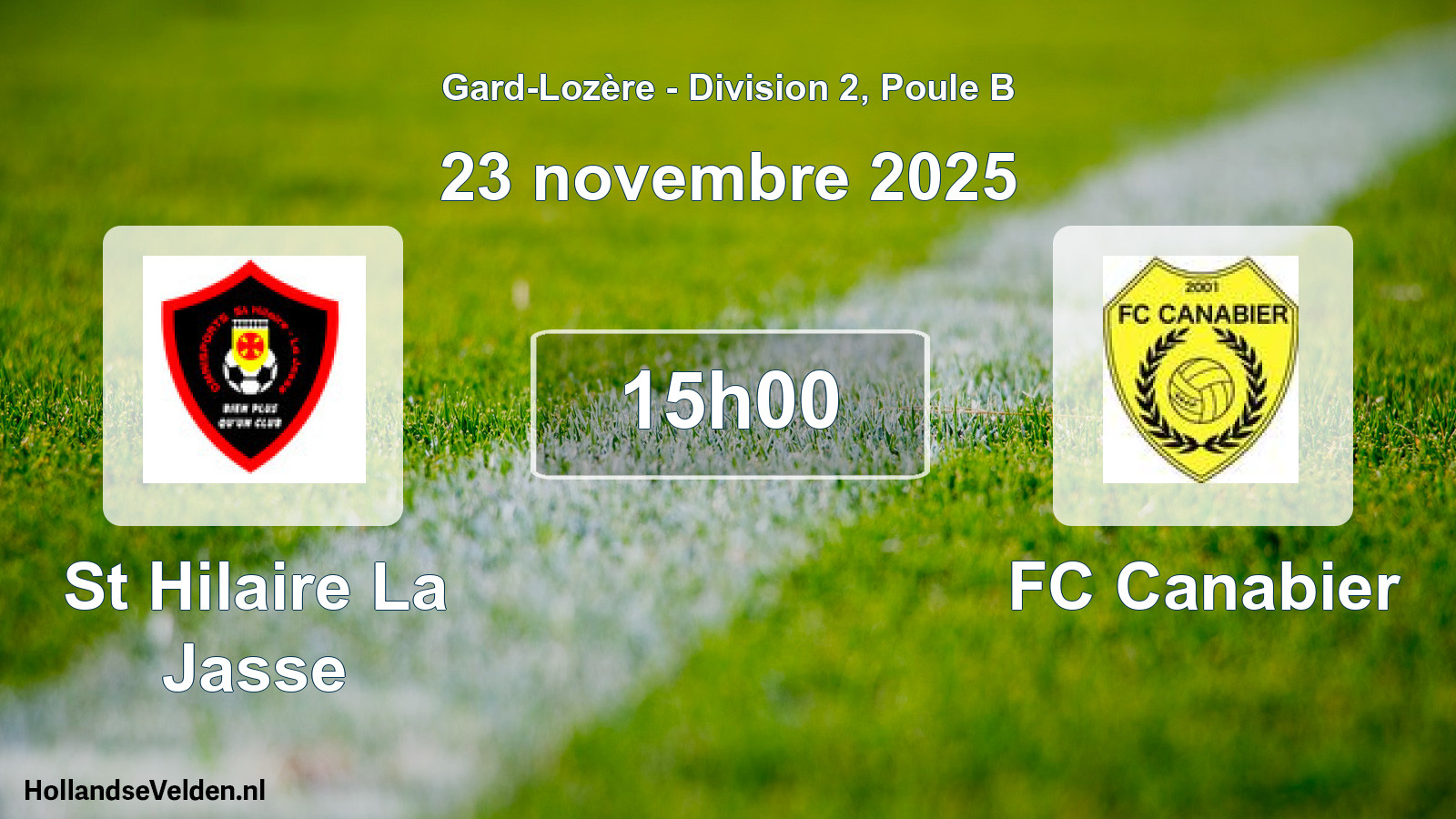Scheduled Match: St Hilaire La Jasse - FC Canabier (23 November 2025)