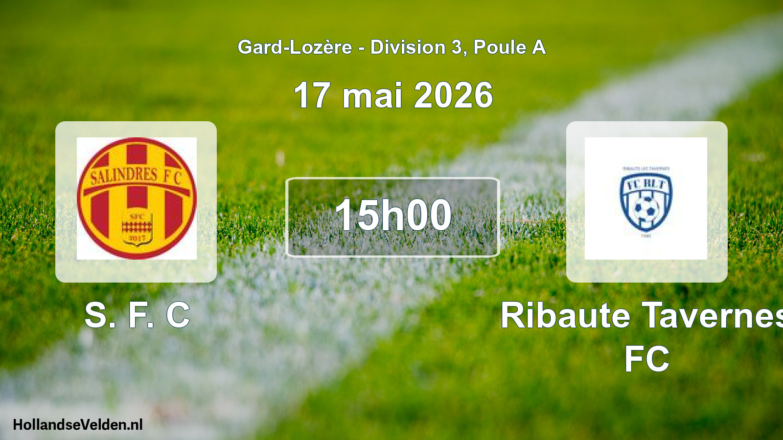 Scheduled Match: S. F. C - Ribaute Tavernes FC (17 May 2026)