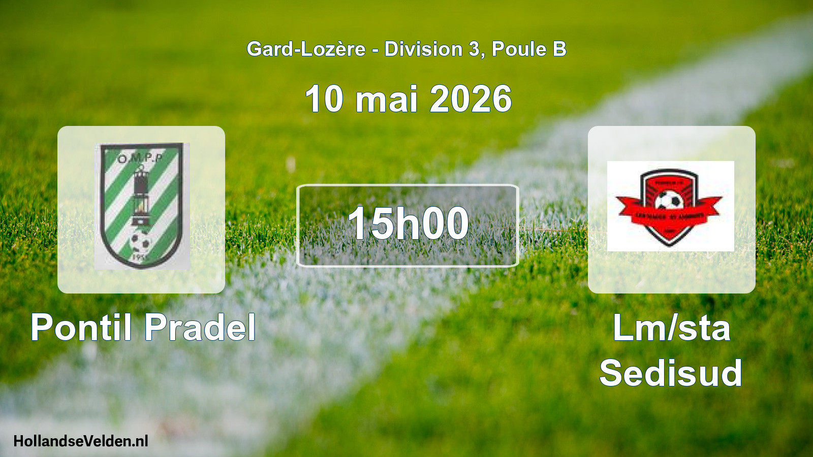 Scheduled Match: Pontil Pradel - Lm/sta Sedisud (10 May 2026)
