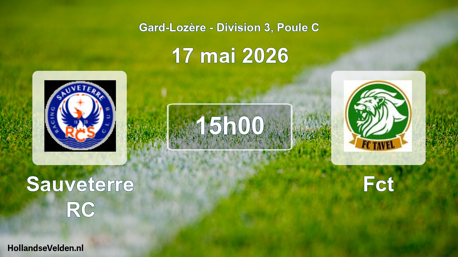 Geplande wedstrijd: Sauveterre RC - Fct (17 mei 2026)