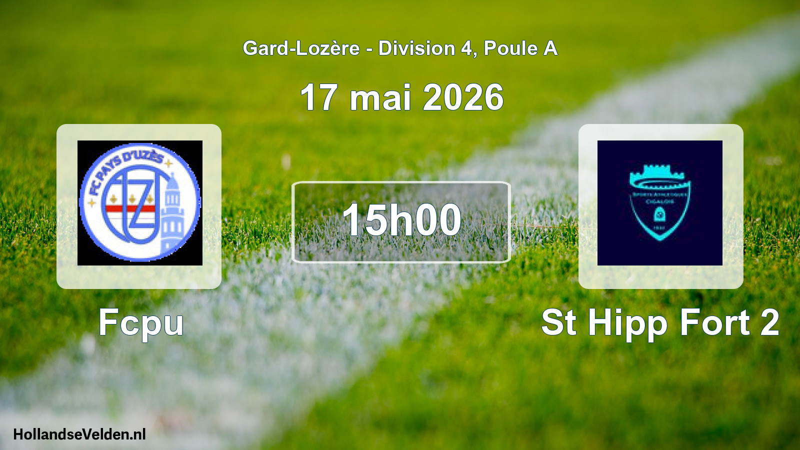 Scheduled Match: Fcpu - St Hipp Fort 2 (17 May 2026)