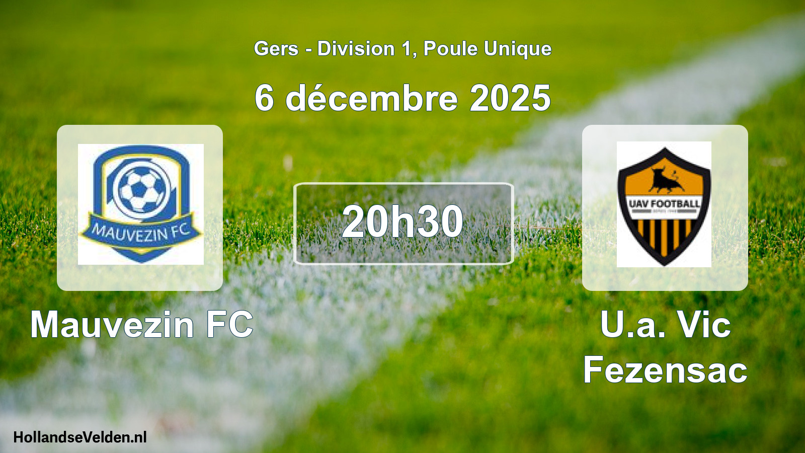 Scheduled Match: Mauvezin FC - U.a. Vic Fezensac (6 December 2025)