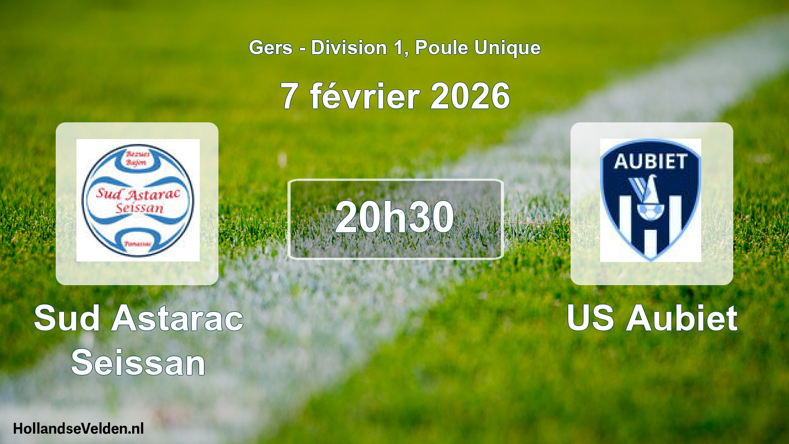 Scheduled Match: Sud Astarac Seissan - US Aubiet (7 February 2026)