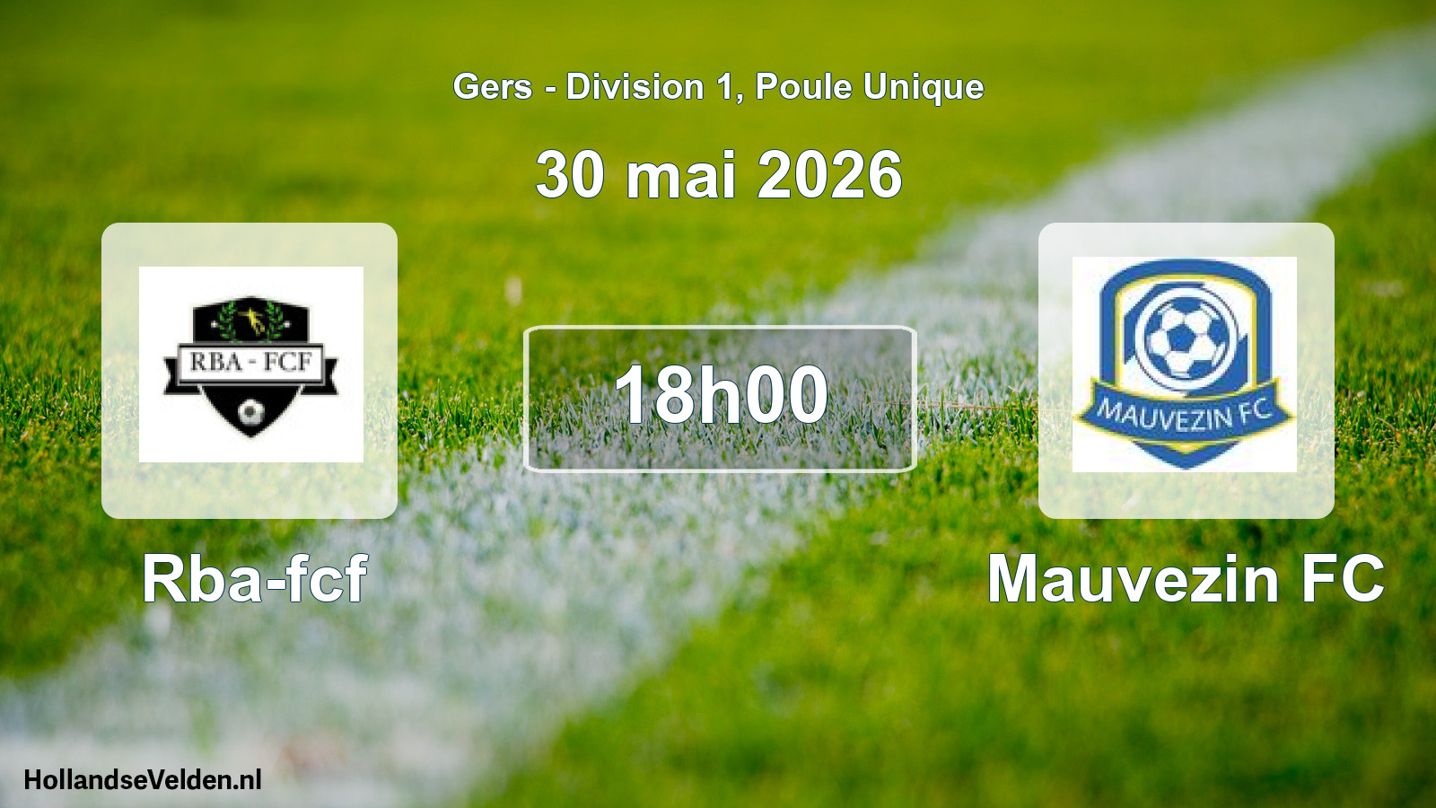 Scheduled Match: Rba-fcf - Mauvezin FC (30 May 2026)