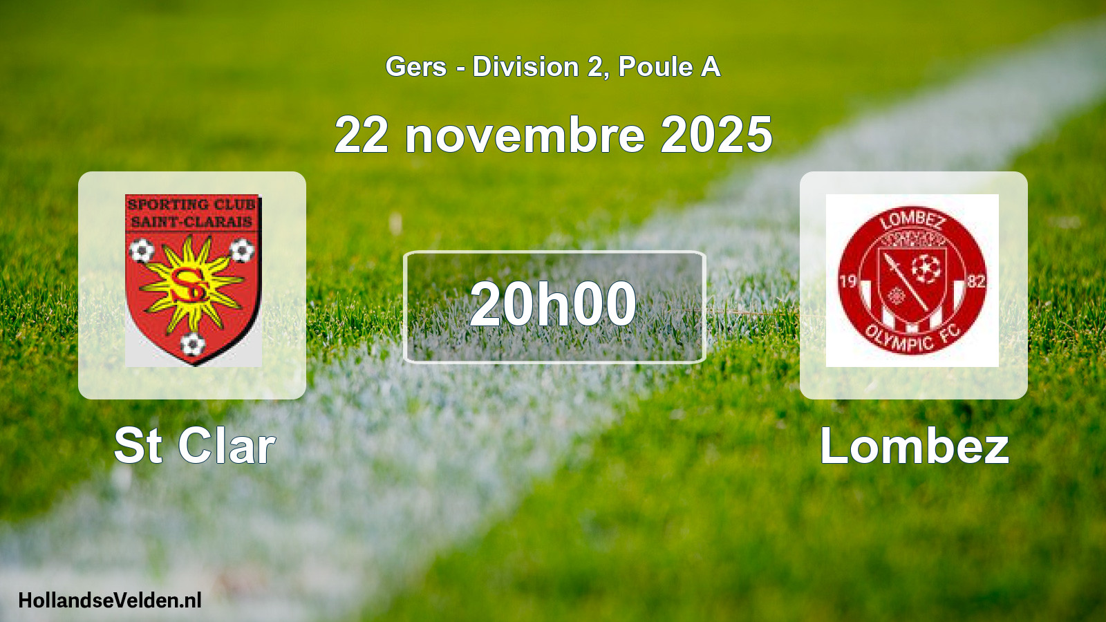 Geplande wedstrijd: St Clar - Lombez (22 november 2025)