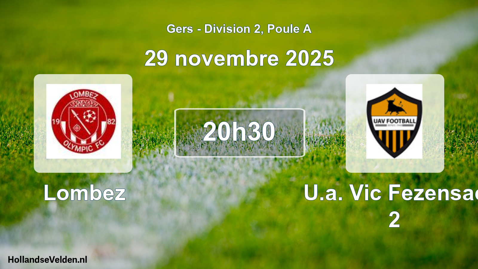 Geplande wedstrijd: Lombez - U.a. Vic Fezensac 2 (29 november 2025)