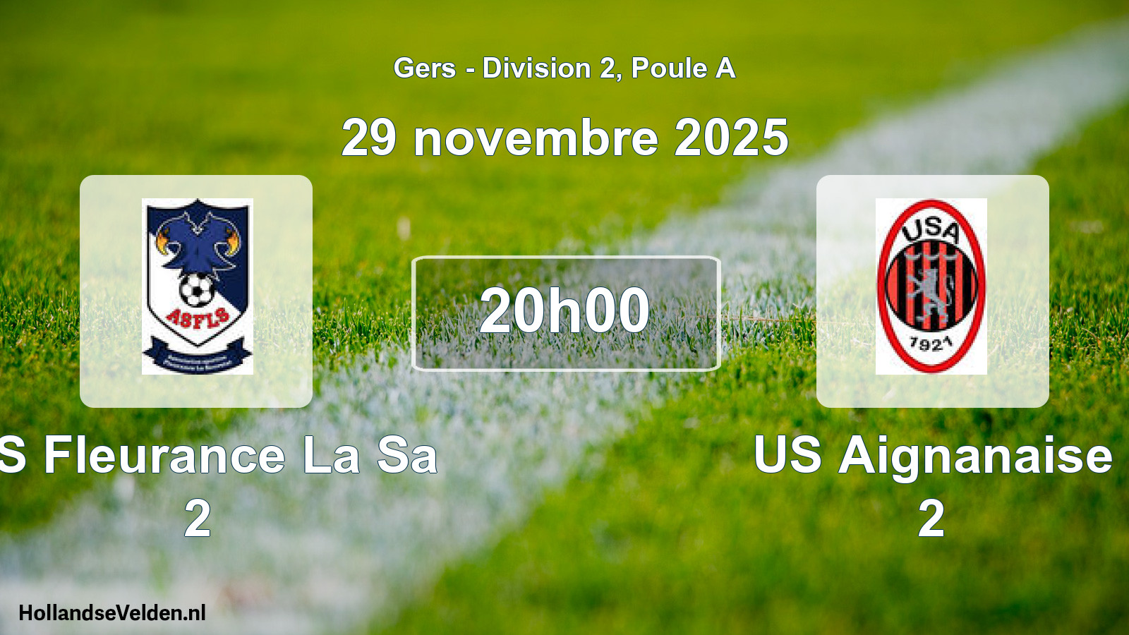Match programmé: AS Fleurance La Sa 2 - US Aignanaise 2 (29 novembre 2025)