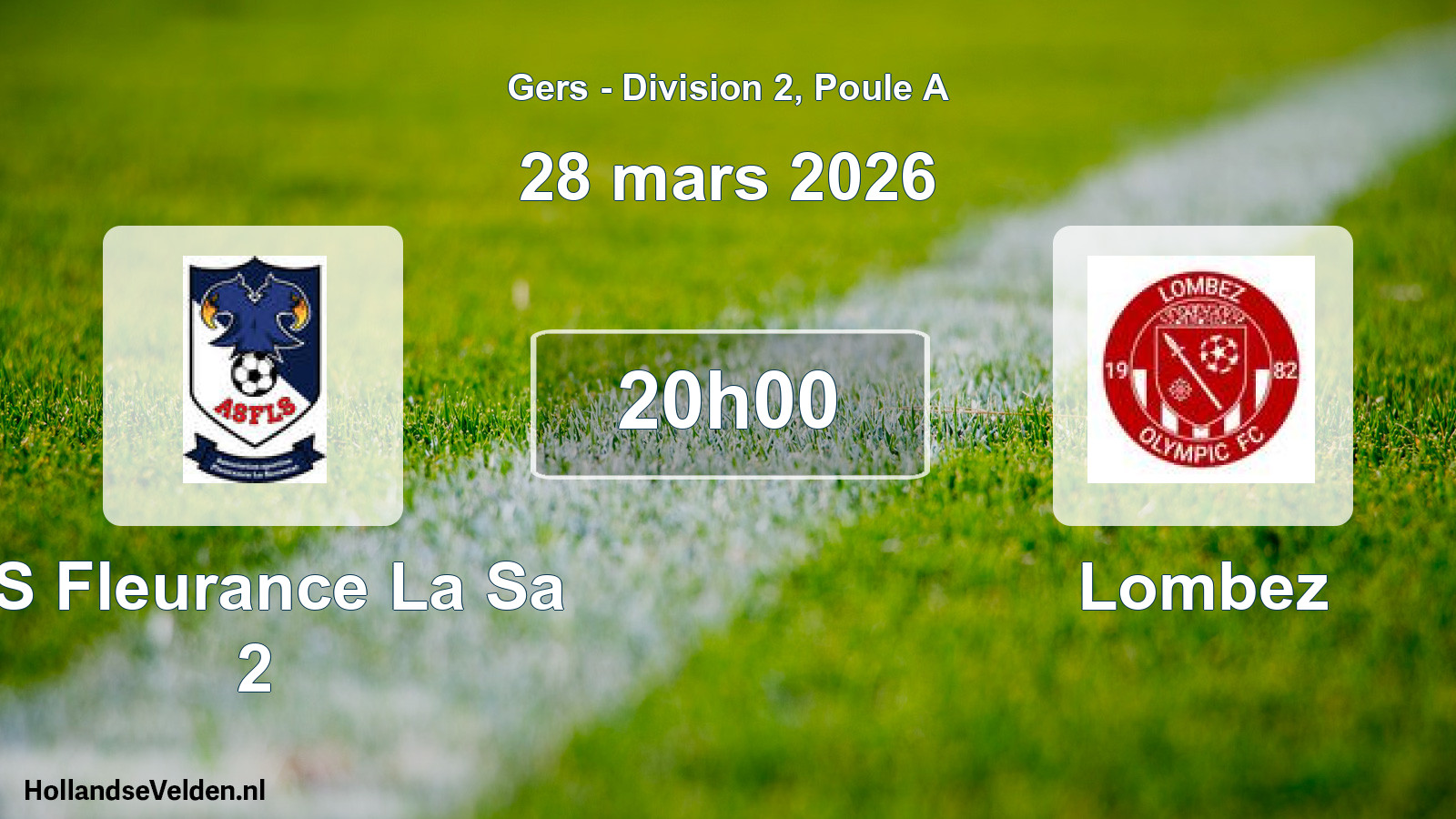 Scheduled Match: AS Fleurance La Sa 2 - Lombez (28 March 2026)