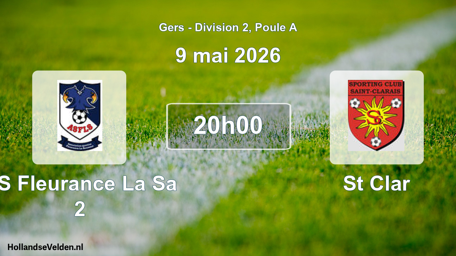 Scheduled Match: AS Fleurance La Sa 2 - St Clar (9 May 2026)