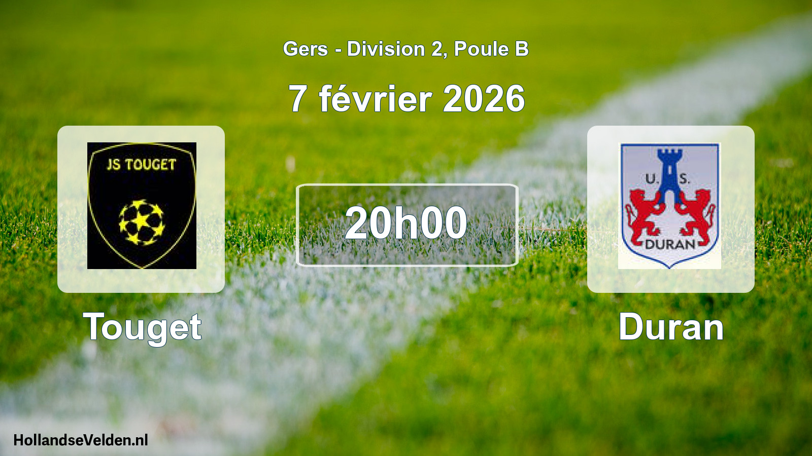 Scheduled Match: Touget - Duran (7 February 2026)
