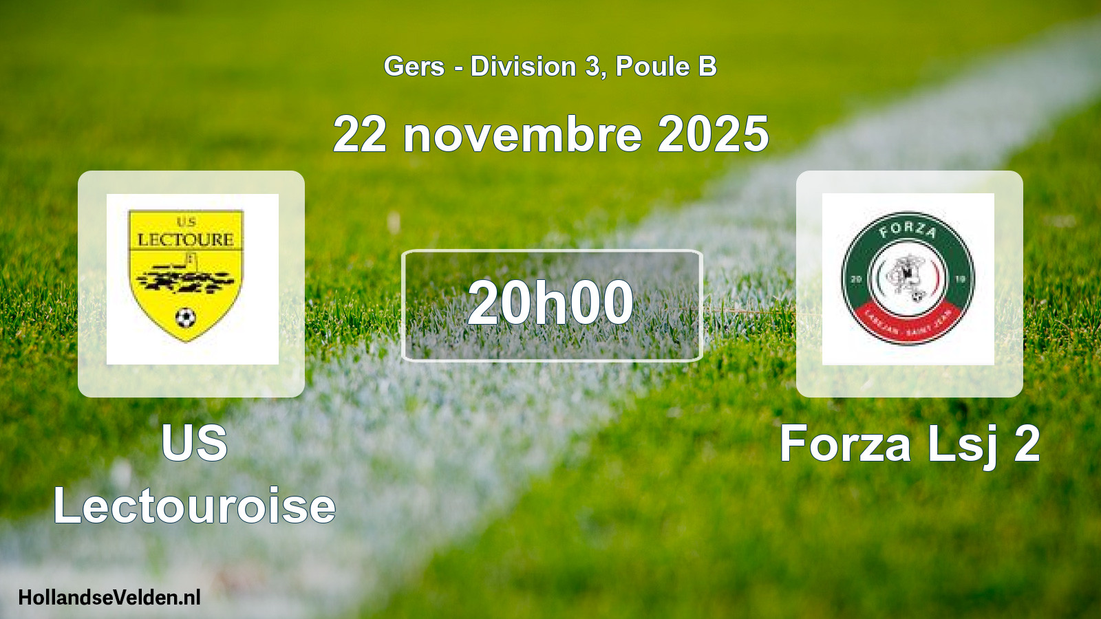 Geplande wedstrijd: US Lectouroise - Forza Lsj 2 (22 november 2025)