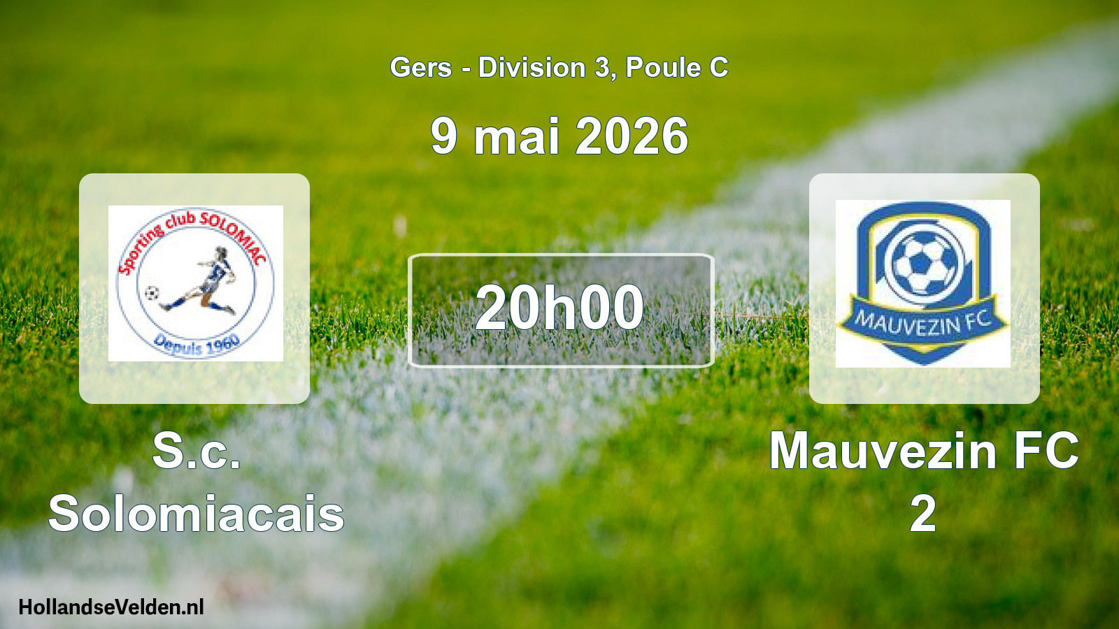 Scheduled Match: S.c. Solomiacais - Mauvezin FC 2 (9 May 2026)
