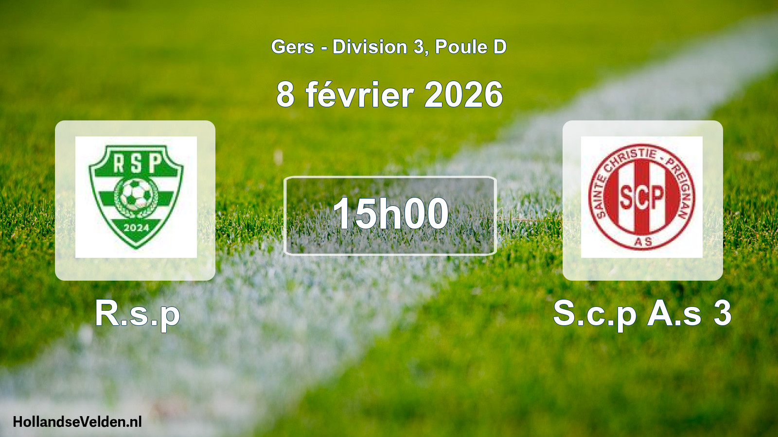 Scheduled Match: R.s.p - S.c.p A.s 3 (8 February 2026)
