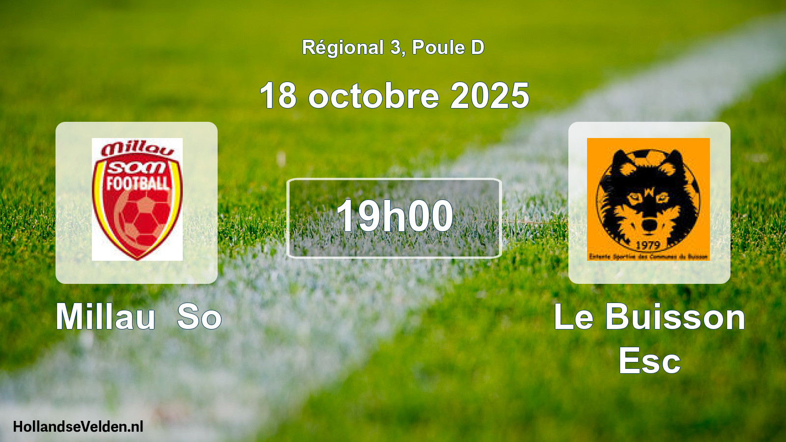Scheduled Match: Millau So - Le Buisson Esc (18 October 2025)